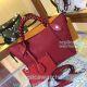 Grade Replica L---V Hina Red Genuine Leather Women's Bucket  Handbag (2)_th.jpg
